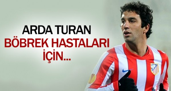 Arda Turan'dan anlaml destek